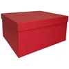 Popierinė dovanų dėžutė raudona 19,5 x 15 x 9, 1 vnt