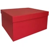 Popierinė dovanų dėžutė raudona 27,5 x 23 x 13, 1 vnt