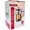 Virdulys Stiklinis arbatinukas su nerūdijančio plieno nuspaudžiamu sieteliu 1000ml