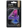 Žvakutė gimtadienio "4"