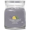 Yankee Candle Aromatinė žvakė Signature glass medium Juodoji arbata - citrina 368 g
