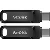 2er Pack SanDisk Ultra Dual Go Type-A/Type-C 128GB USB atmintukas, su pasukamu jungtimi, iki 400 MB/s, USB 3.2 Gen 1x1 (5 Gbit/s)