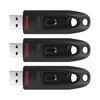 3er Pack SanDisk Ultra Typ-A 32GB USB-Stick Ohne Schutzkappe, bis zu 100 MB/s, USB 3.2 Gen 1x1 (5 Gbit/s)