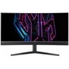 Monitorius „ACER Predator X34Vbmiiphuzx“ 34 colių WQHD OLED lenktas 1800R 175Hz 21:9 1000 nitų 0,03 ms 2xHDMI DP C tipo garso išvestis USB šakotuvas „True Juodas“