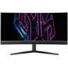 Monitorius „ACER Predator X34Vbmiiphuzx“ 34 colių WQHD OLED lenktas 1800R 175Hz 21:9 1000 nitų 0,03 ms 2xHDMI DP C tipo garso išvestis USB šakotuvas „True Juodas“
