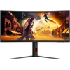 Monitorius AOC CU34G4Z 34inch 3440x1440 1ms 2xHDMI DP USB Juodas/Raudona