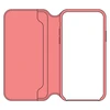 Apple iPhone XS Max odinis atverčiamas dėklas - Rožinis (Peony Pink)