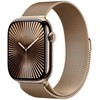 Išmanusis laikrodis Apple Watch 10 GPS + Cellular 46mm Gold Titanium Milanese Loop M/L Auksinis (MX003QF/A)