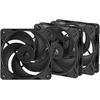 ARCTIC P12 Pro Reverse Fan, PWM – 120mm, juodas, pack of 3