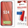 „Displex Juodas“ – „Samsung Galaxy S24“ viso ekrano 3D apsauginis stiklas
