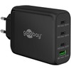 Įkroviklis Goobay Wieloportowa szybka kroviklis USB-C PD (100 W), juoda - Wersja kolorystyczna juoda
