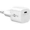 Goobay Apvalus | USB-C PD GaN Fast Charger Nano (20 W), Baltas