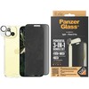 Panzer Glass PanzerGlass Privacy Bundle 3in1 dėklas telefonui skaidrus + Privacy Glass + kameros apsauga Apple iPhone 15 Plus