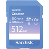 „SanDisk Creator SDXC 512 GB“ 10 klasės UHS-II/U3 V60 atminties kortelė (SDSDXEP-512G-GNCIS)