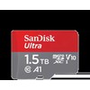 Atminties kortelė SanDisk Ultra Micro SDXC 1,5 TB Android 150 MB/s A1 UHS-I + adapteriai