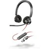 Hewlett Packard (HP) HP Poly Blackwire 3320 stereofoninis Microsoft Teams sertifikuotas USB-C Ausinės +USB-C/A adapteris
