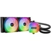 Procesoriaus aušintuvas - be quiet! LIGHT LOOP 240mm AIO skystas aušintuvas su 2x 12cm ventiliatoriais juodas