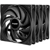 be quiet! Pure Wings 3 Fans, PWM, High-Speed – juodas, 120mm, pack of 3