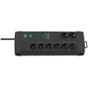 Brennenstuhl Premium-Line DUO ÜSS 8fach juodas 60kA/o.Filter 3m H05VV-F3G1,5 *DE*