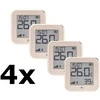 Bundle 4x Shelly H&amp;T Gen.3 Temperatur- &amp; Luftfeuchtigkeitssensor - Temperatur und Luftfeuchtigkeitssensor mit WLAN und Bluetooth - in der Farbe "Ivor