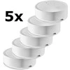 Bundle 5x Shelly Plus Smoke Dūmų detektorius - Smarter WLAN- und Bluetooth-Dūmų detektorius mit App-Benachrichtungen und akustischen Warnungen