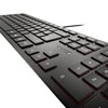 CHERRY KC 6000 Slim klaviatūra USB QWERTZ Vokiečių Juoda