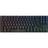 CHERRY XTRFY MX 8.2 - Klaviatūra - 80% - TKL - Hintergrundbeleuchtung - belaidė - Bluetooth 5.2, 2.4 GHz, USB-C - QWERTZ - Deutsch - Tastenschalter: CHERRY MX2A Brown - Juodas