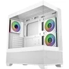 „Cooler Master Elite 690 Wood“, ATX, permatomas šoninis skydelis, 3x 120 mm ARGB ventiliatoriai, baltas