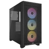 Corsair | RGB Tempered Glass PC Case | 3000D | Juodas | Mid-Tower | ATX