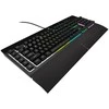 Žaidimų klaviatūra Corsair K55 RGB Pro su 5 zonų RGB pašvietimu, DE išdėstymas