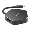 D-Link DUB-M420 knyginių kompiuterių dokas / jungčių replikatorius Vielinis Thunderbolt 3 Juoda, Sidabras