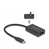 Delock Adapteris DisplayPort Buchse zu USB Type-C™ Stecker - (DP Alt Mode) 4K mit PD 85 W