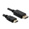 DELOCK Cable Displayport > HDMI m/m 2m
