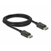 Delock DisplayPort kabelis 10K 60 Hz 54 Gbps plastikinis korpusas 2 m