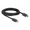 Delock DisplayPort laidas 10K 60 Hz 54 Gbps 3 m