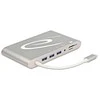 „Delock USB Type-C™ 3.1“ prijungimo stotelė, 4K 30 Hz sidabro pilka