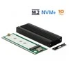 DELOCK išorinis M.2 NVMe PCIe SSD korpusas su SuperSpeed USB 10 Gbps USB 3.1 Gen 2 USB Type-C motele