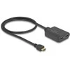 Delock HDMI skirstytuvas nuo 1 x HDMI įvesties iki 2 x HDMI išvesties 4K 60 Hz – su mažinimo funkcija