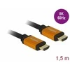 DELOCK ypač didelės spartos HDMI kabelis 48 Gbps 8K 60 Hz 1,5 m