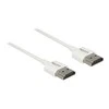 „Delock“ didelės spartos HDMI su eternetu – HDMI su Ethernet kabeliu 0,25