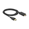 DELOCK Cable Displayport 1.2 male > High Speed HDMI-A pasyvus 4K 2 m juodas