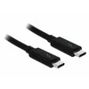 Delock Cable Thunderbolt™ 3 USB-C™ kištukas > USB-C™ 2,0 m