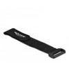 Delock Klett-Kabelbinder mit Schlaufe L 190 x B 25 mm juodas 5 Stück