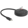 Delock M.2 Dockingstation für M.2 NVMe / SATA SSD mit USB 10 Gbps USB Type-C™ Stecker