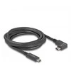 Kabelis USB Delock USB-C - USB-C 2 m Juodas (80038)