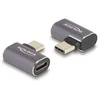 Adapteris USB Delock 60047 USB-C - USB-C Pilka (60047)
