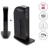 Delock USB Type-C™ trigubo ekrano prijungimo stotelė su DisplayLink® 4K / USB šakotuvas / LAN / SD / garsas / PD 96 W