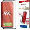 „Displex Juodas“ – „Samsung Galaxy A56 5G“ 3D apsauginis stiklas, pilnai apsaugotas
