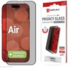 „Apple iPhone Air“ ekrano apsauginis stiklas, pilnai apsaugotas „Displex Juodas“