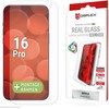 Apple iPhone 16 Pro tikras ekrano stiklas + dėklas, pagamintas „Displex“, skaidrus